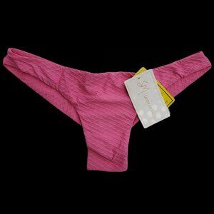 Brazilian Bikini - bubble gum pink seamless - BOTTOMS ONLY